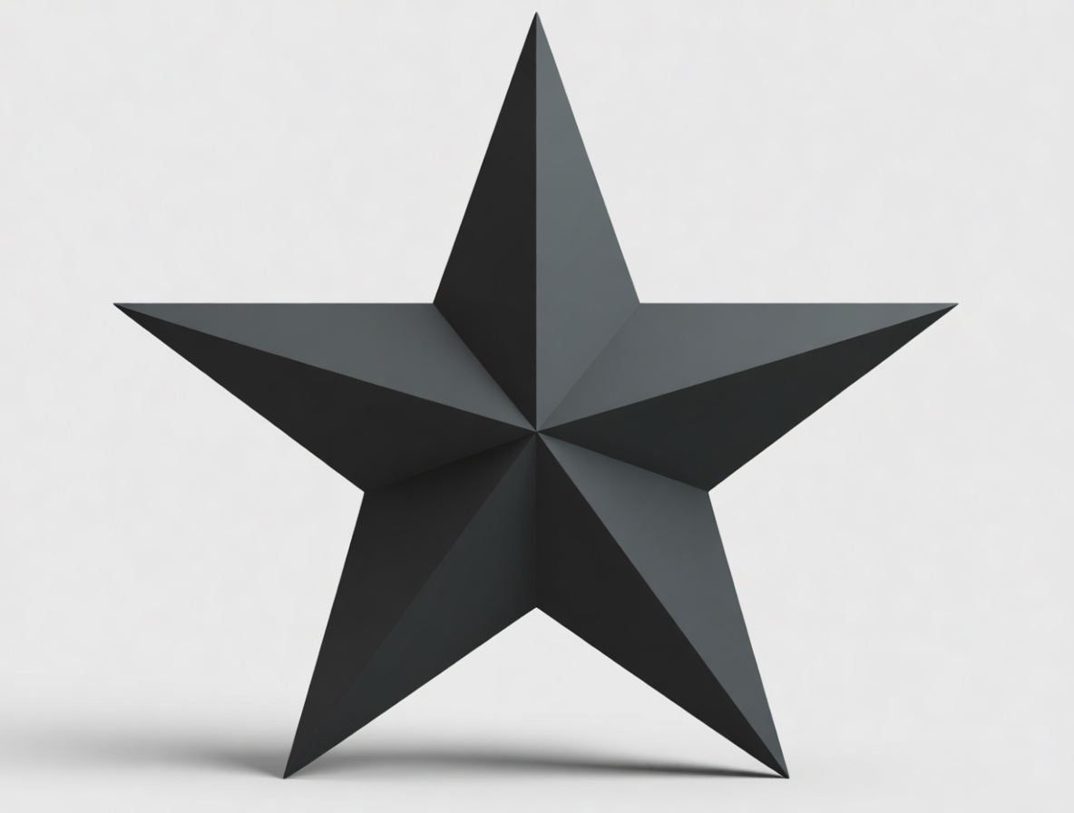 Five-Point Star Sculpture free 3D printable STL