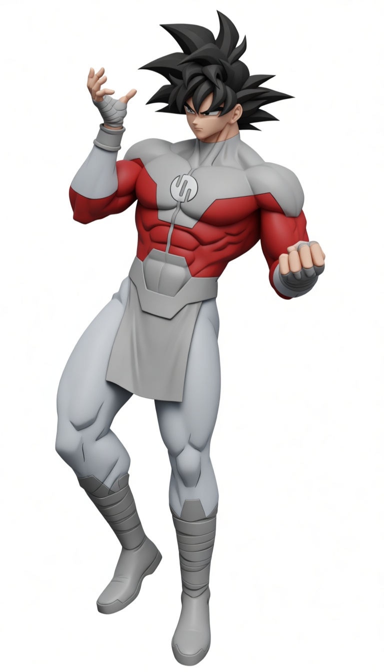 Goku Xeno Figurine free 3D printable STL