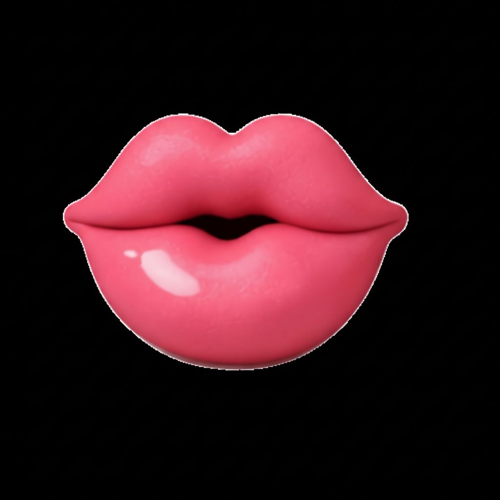 Glossy Lips Model free 3D printable STL