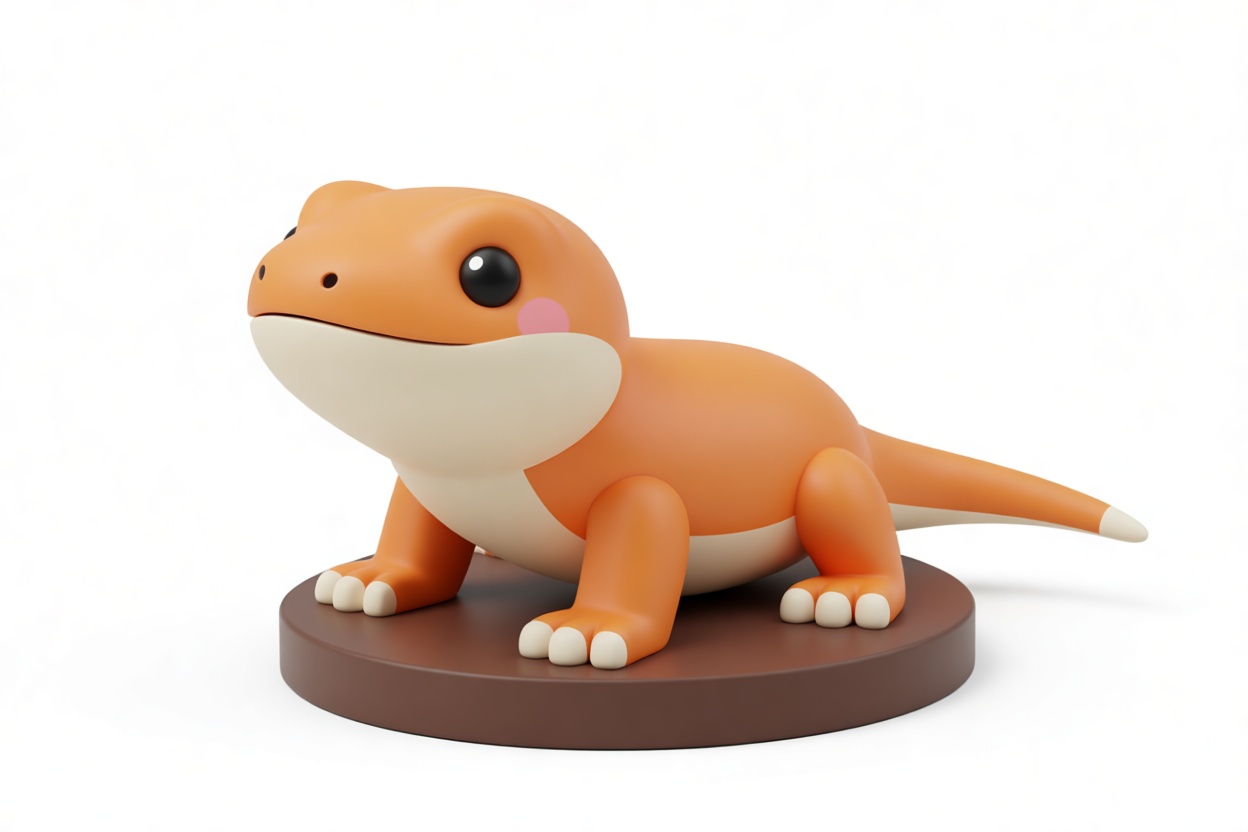 Gecko Figurine free 3D printable STL
