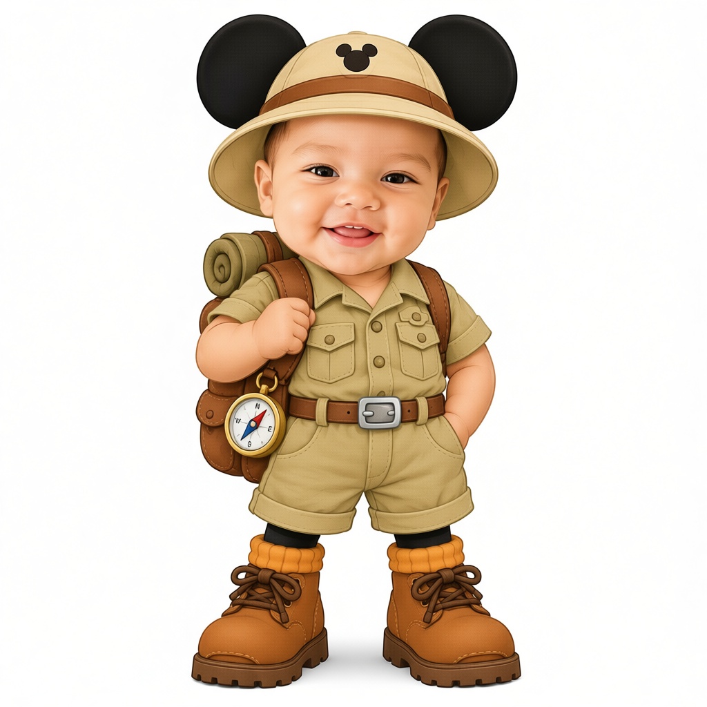 Explorer Baby Figurine free 3D printable STL