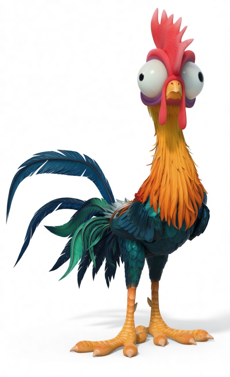 Hei Hei Rooster Figurine free 3D printable STL