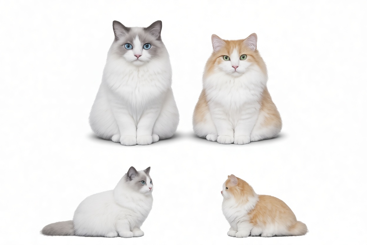 Ragdoll Cat Figurines free 3D printable STL