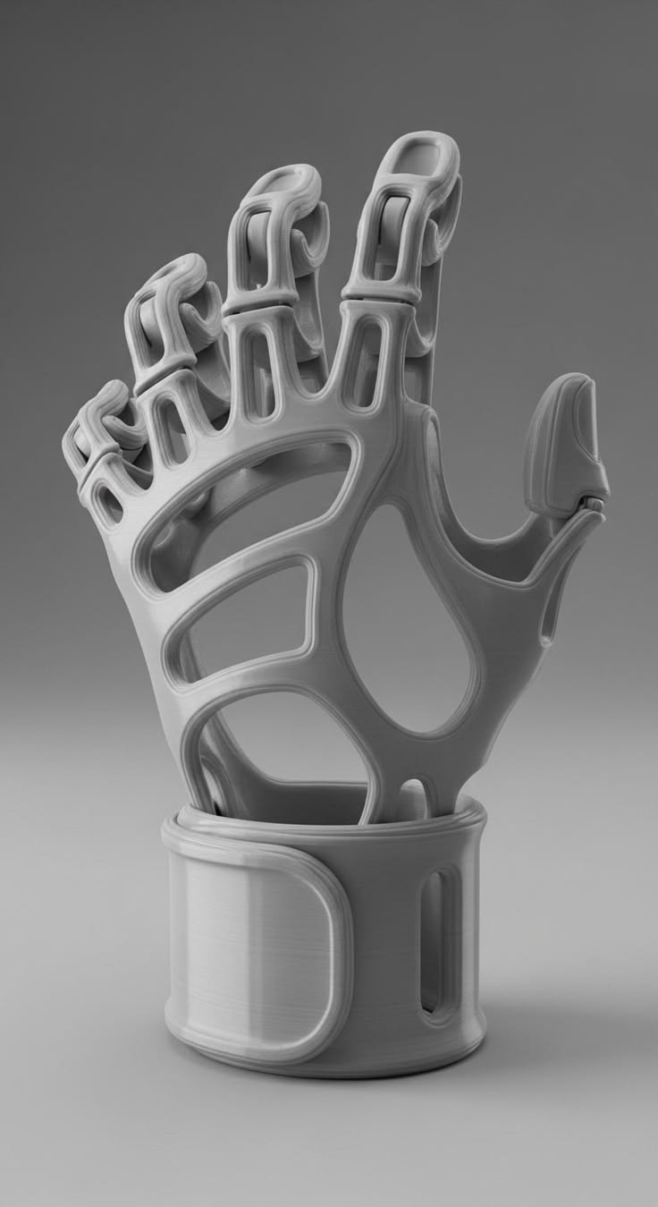 Mechanical Hand Model free 3D printable STL