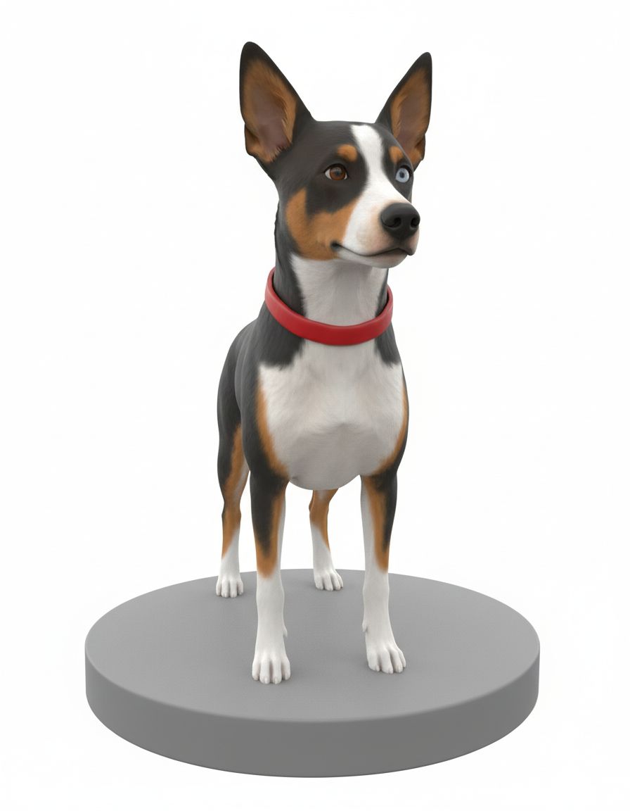 Basenji Dog Figurine free 3D printable STL