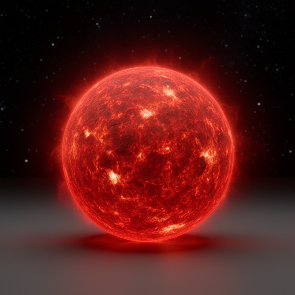 Red Dwarf Star Model free 3D printable STL