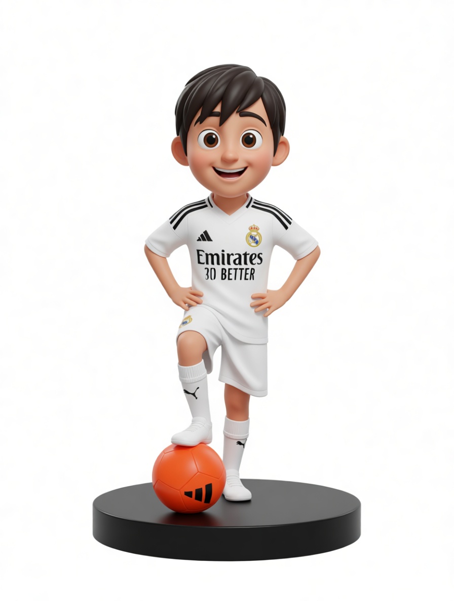 Real Madrid Soccer Player Figurine free 3D printable STL