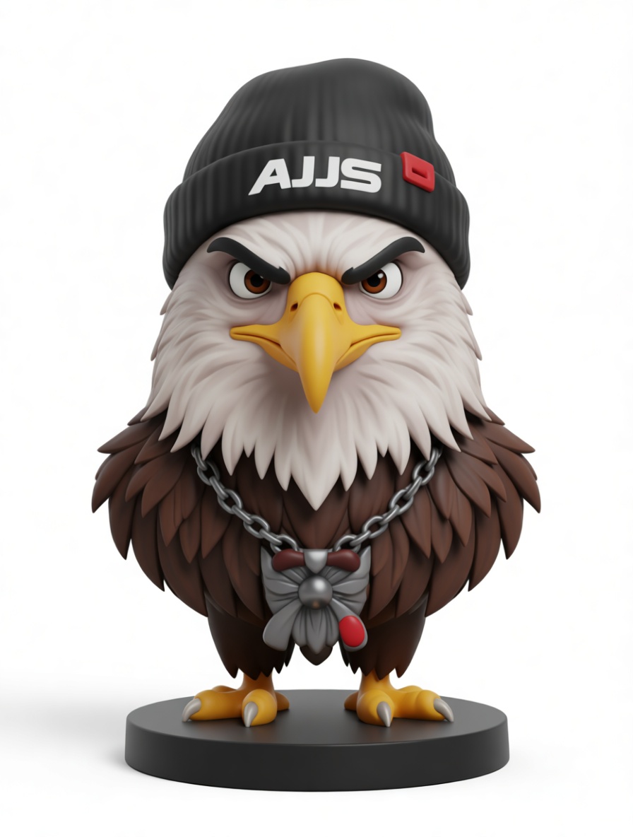 Bald Eagle Figurine free 3D printable STL
