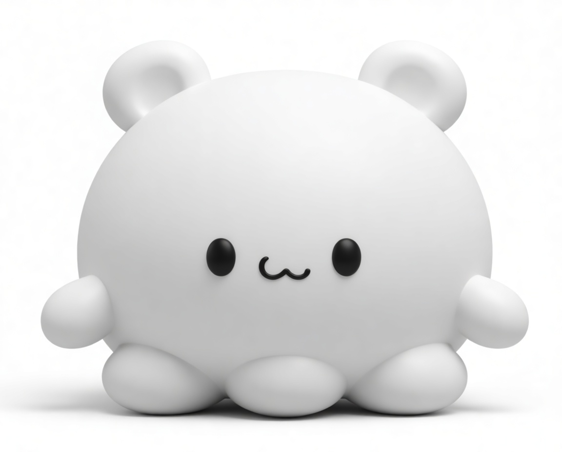 Kawaii Bear Figurine free 3D printable STL