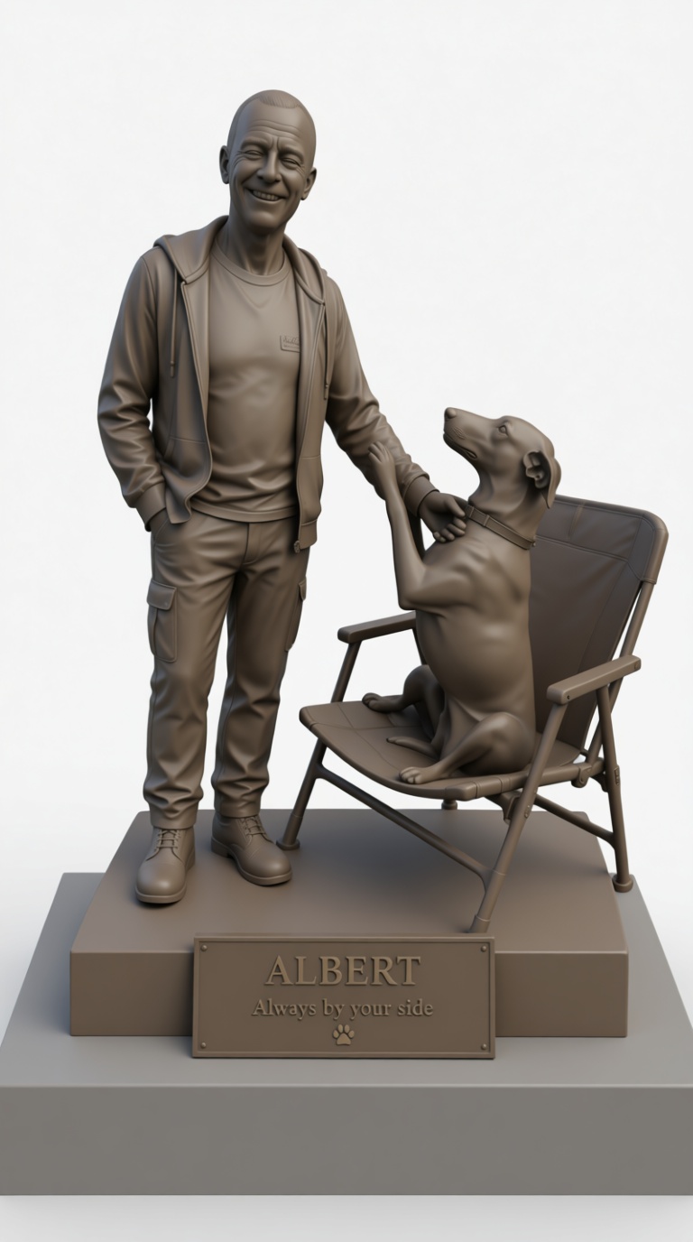 Albert Figurine free 3D printable STL