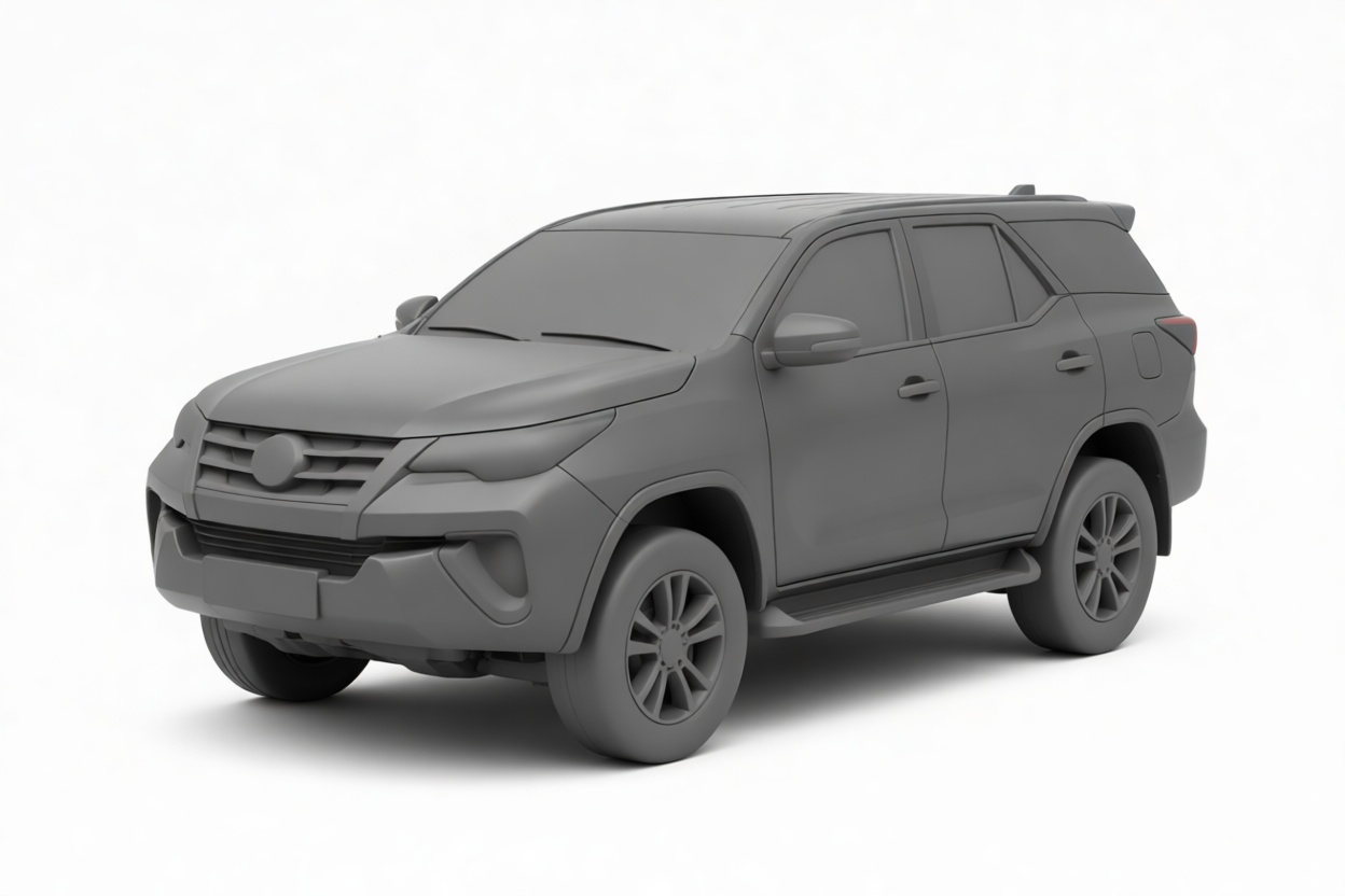 Toyota Fortuner SUV Model free 3D printable STL