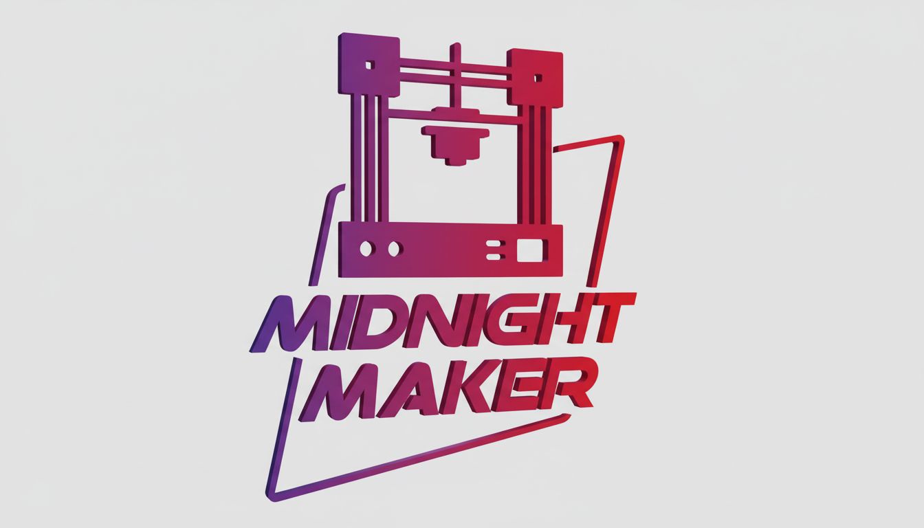 Midnight Maker Logo free 3D printable STL
