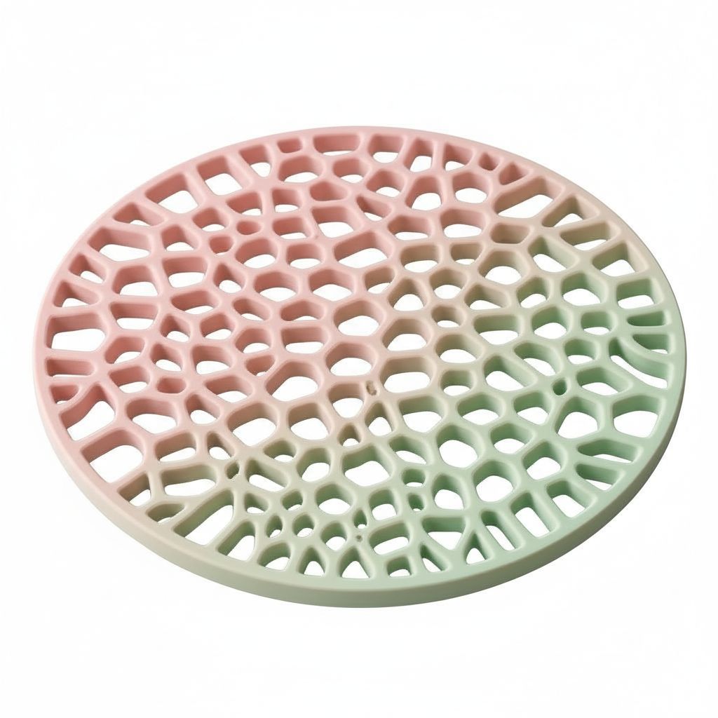Voronoi Pattern Coaster free 3D printable STL