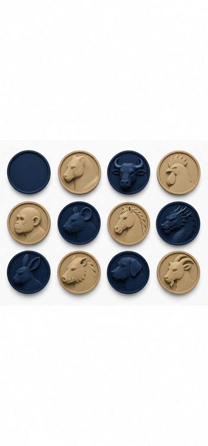 Animal Coin Medallions free 3D printable STL