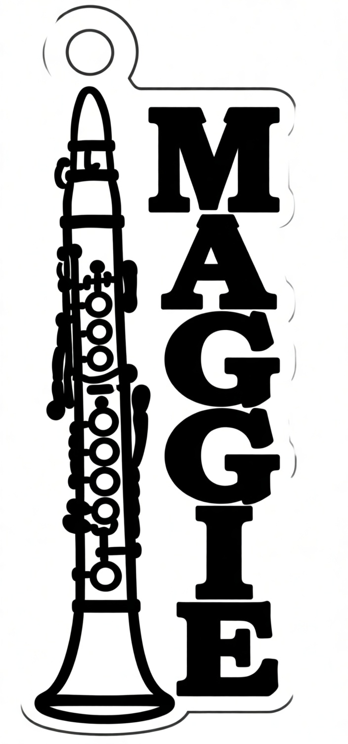 Clarinet Wall Art - Free 3D Printable STL File