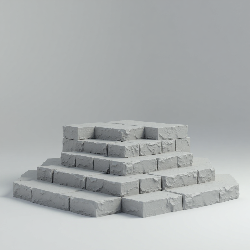 Stone Steps Model free 3D printable STL