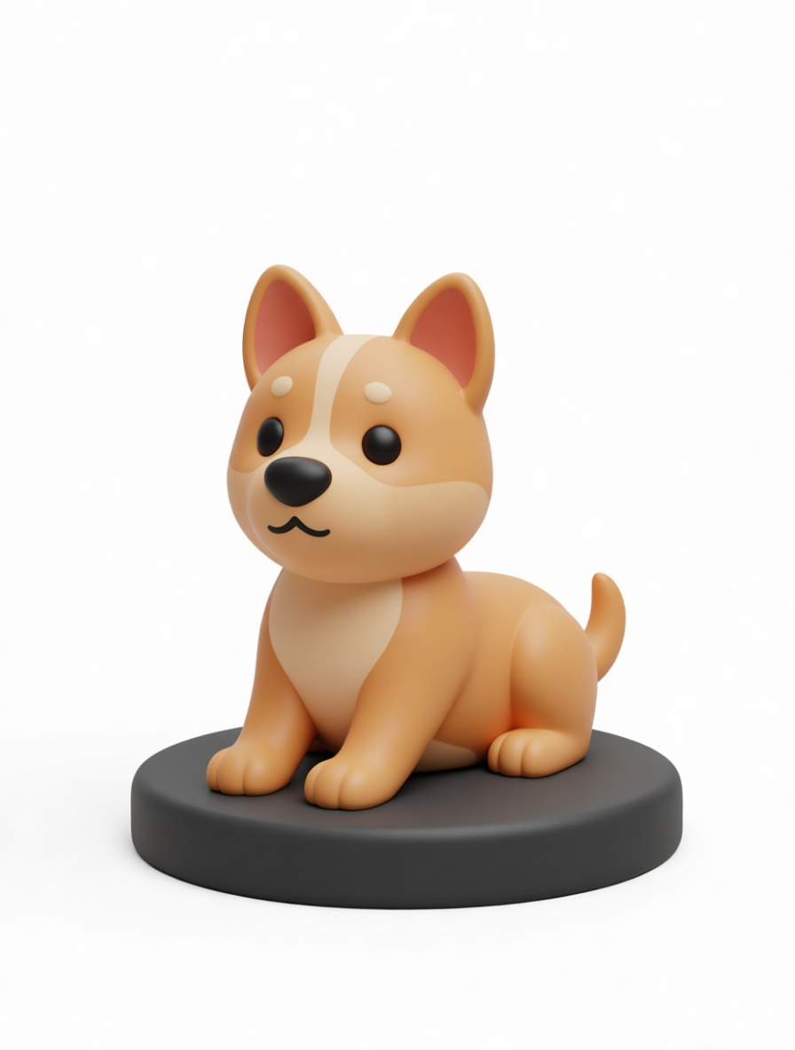 Shiba Inu Figurine free 3D printable STL