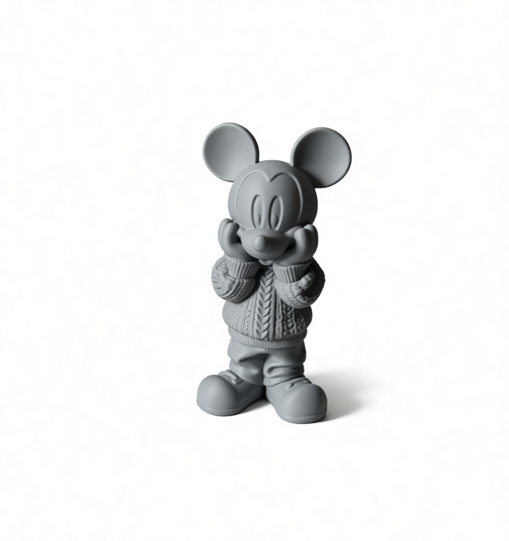 Mickey Mouse Figurine free 3D printable STL