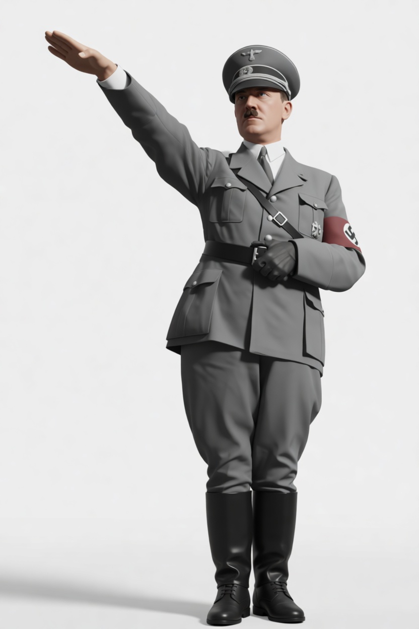 Adolf Hitler Figurine free 3D printable STL