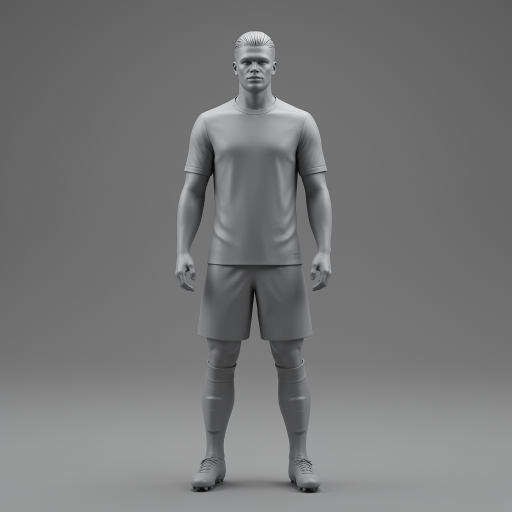 Erling Haaland Figurine free 3D printable STL