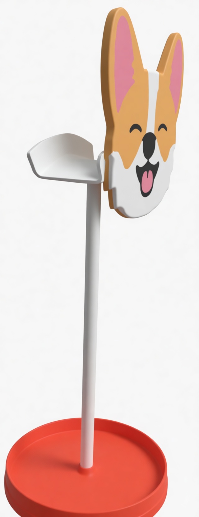 Corgi Head Phone Stand free 3D printable STL