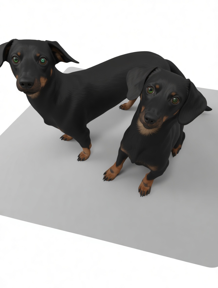Dachshund Dog Figurine free 3D printable STL
