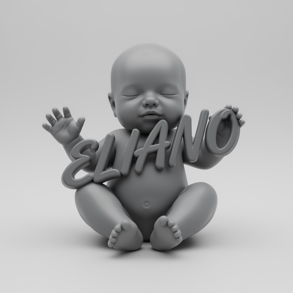 Eliano Baby Figurine free 3D printable STL