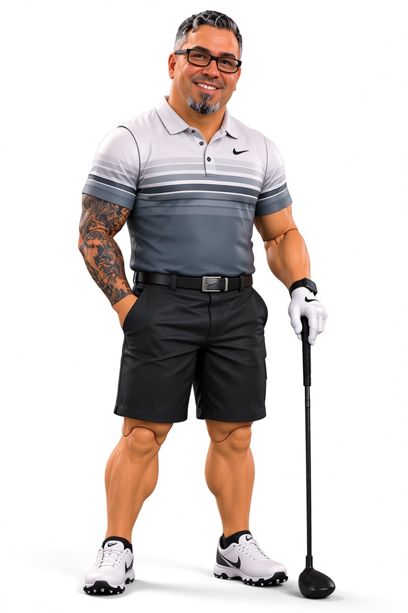 Golfer Figurine free 3D printable STL