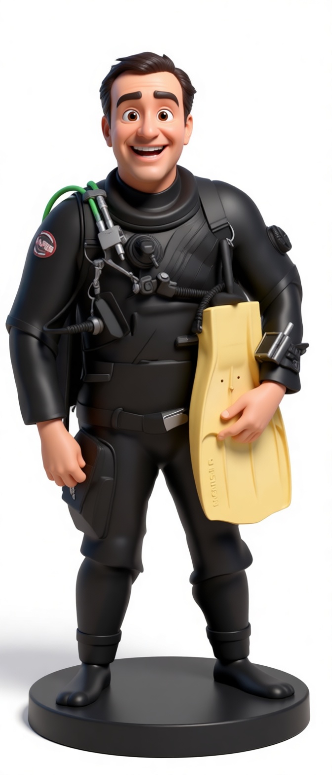 Scuba Diver Figurine free 3D printable STL