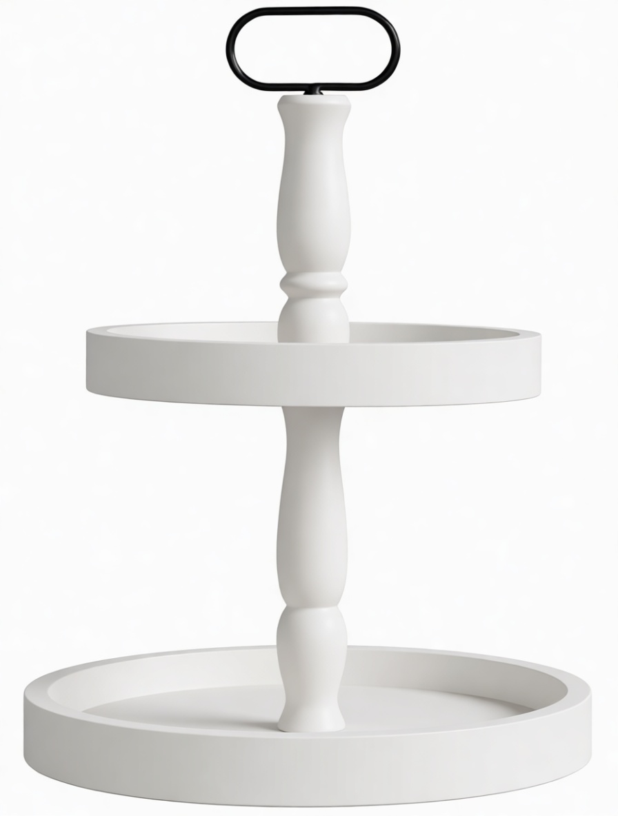 Two-Tier Serving Stand free 3D printable STL