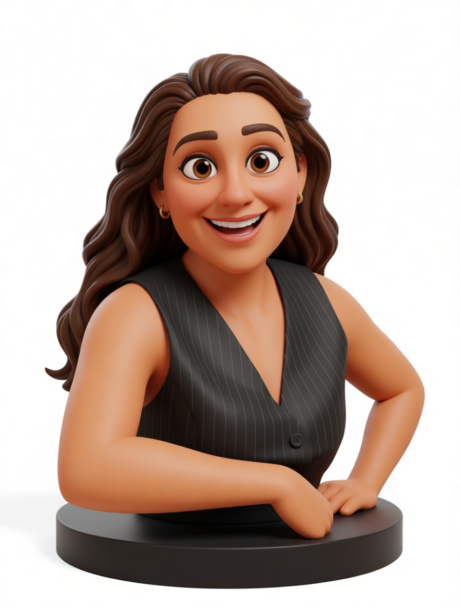 Smiling Woman Bust free 3D printable STL