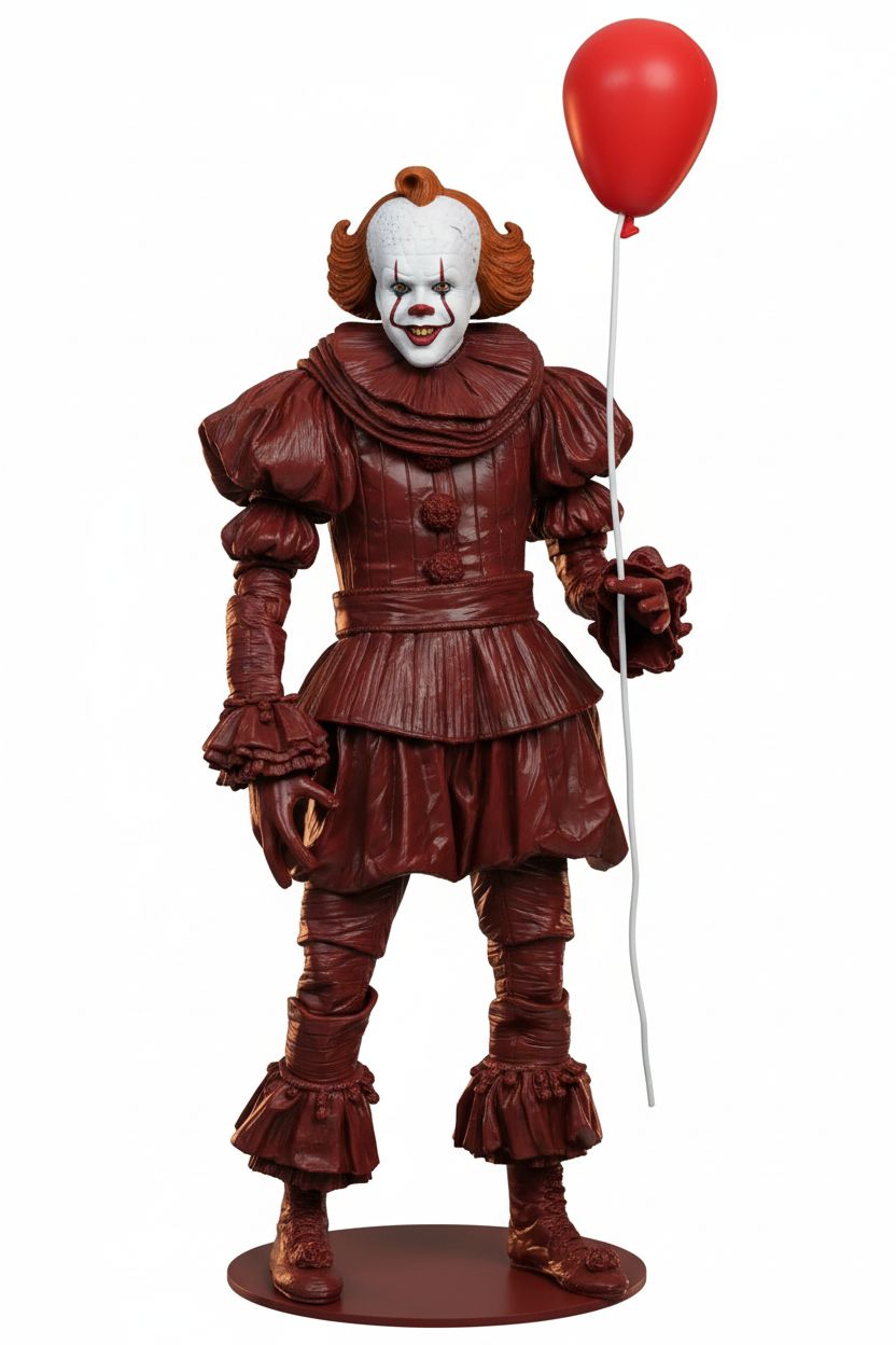 Pennywise Clown Figurine free 3D printable STL
