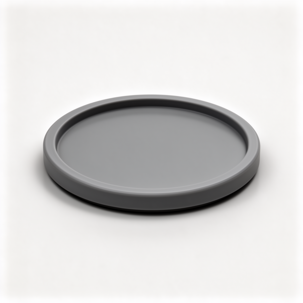 Flat Circular Coaster free 3D printable STL