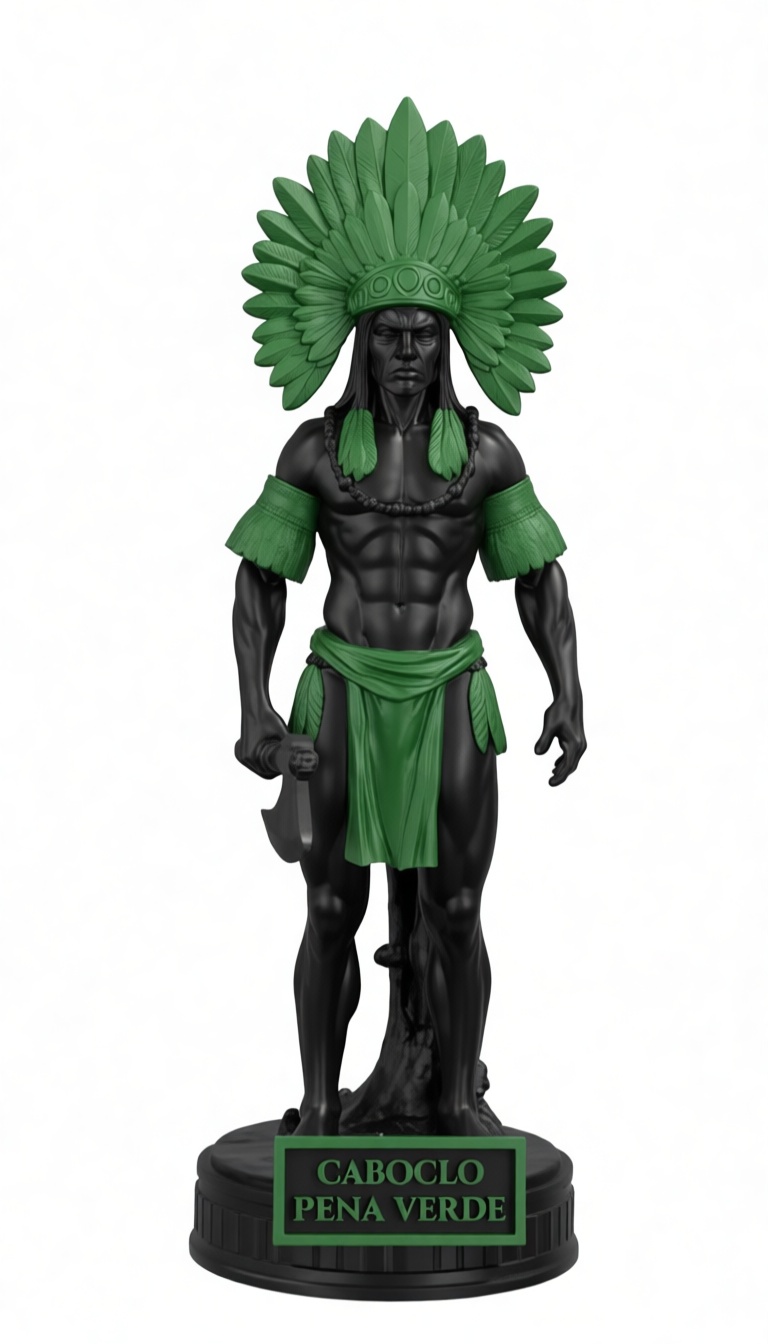Caboclo Pena Verde Statue free 3D printable STL