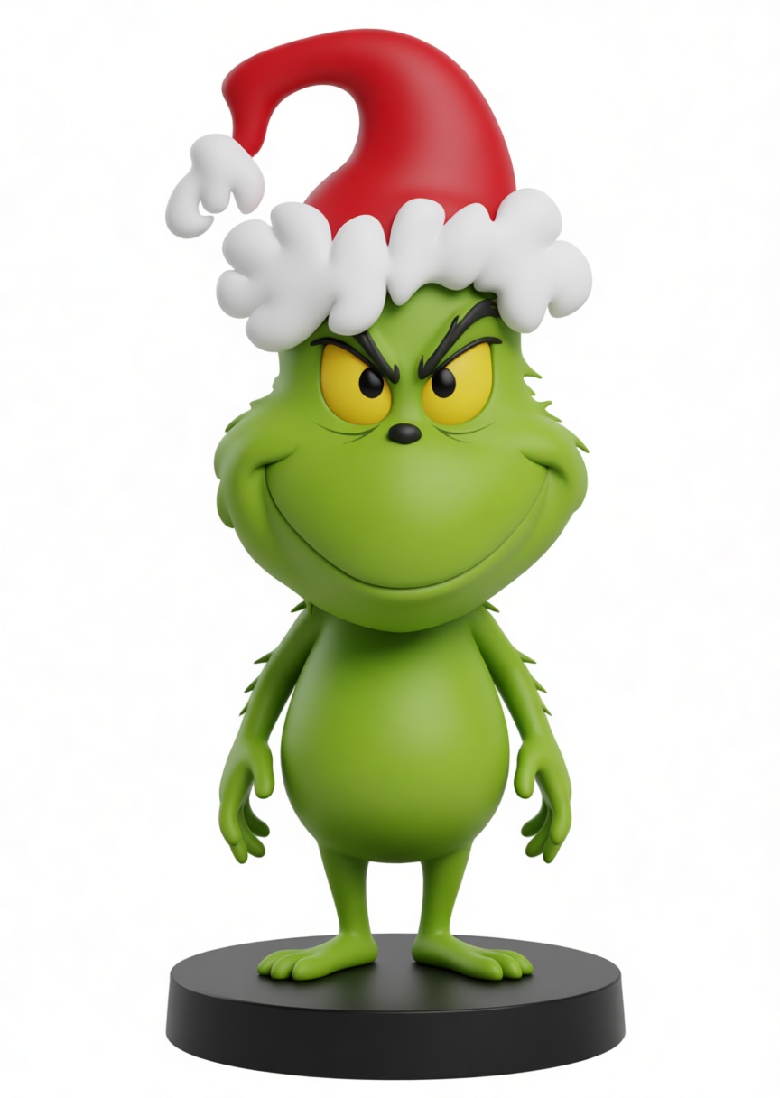 Grinch Figurine free 3D printable STL
