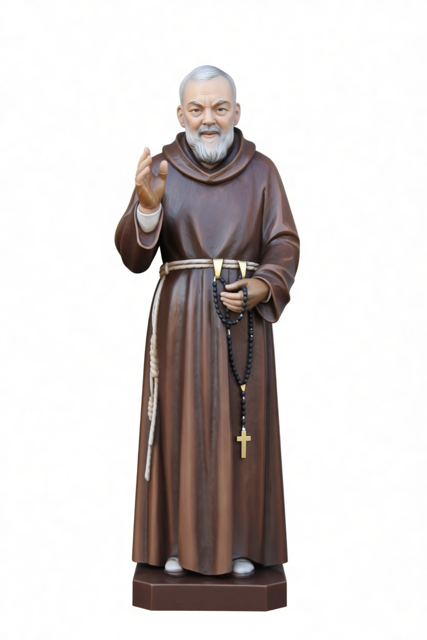 Padre Pio Statue free 3D printable STL