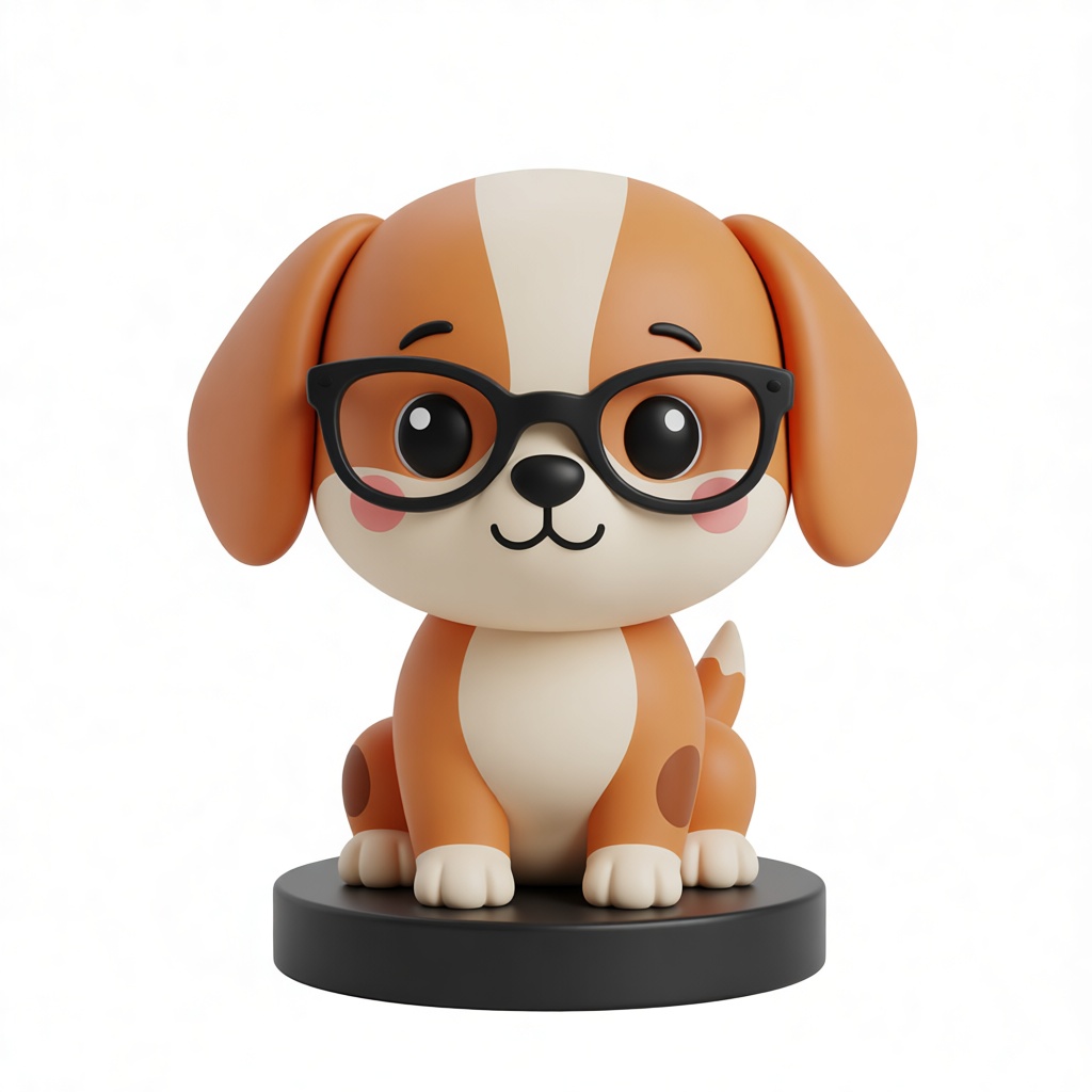 Beagle Dog Figurine free 3D printable STL
