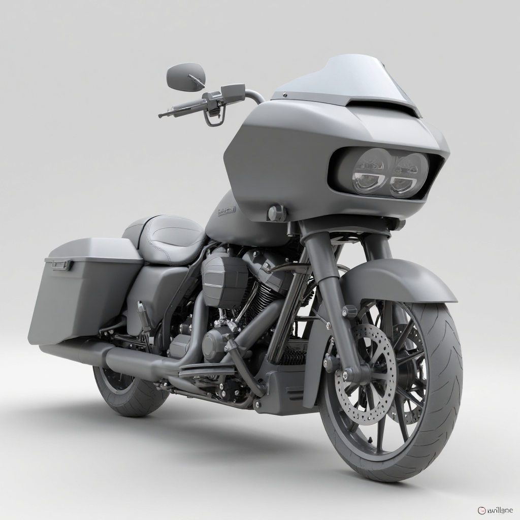 Harley-Davidson Road Glide Model free 3D printable STL