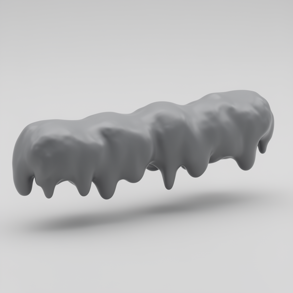 Melting Snow Edge free 3D printable STL