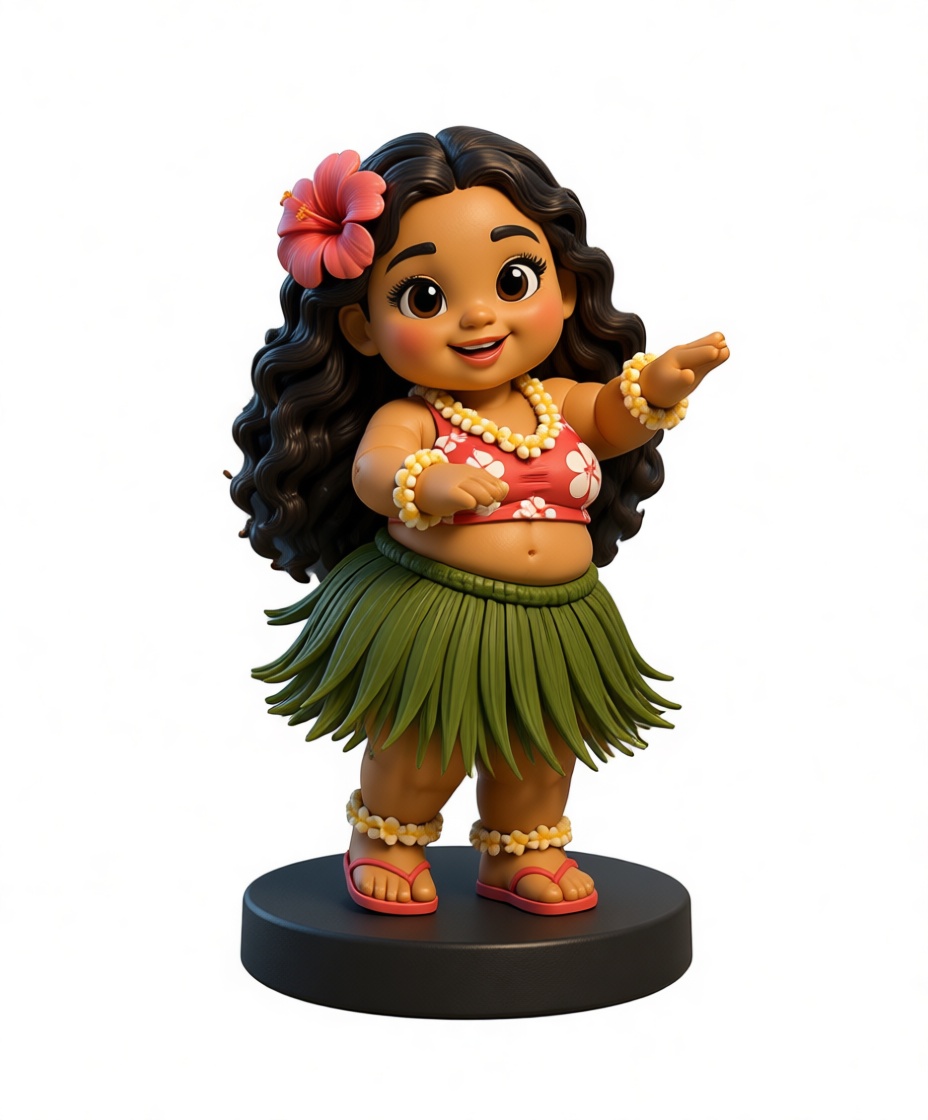 Moana Miniature Figurine free 3D printable STL