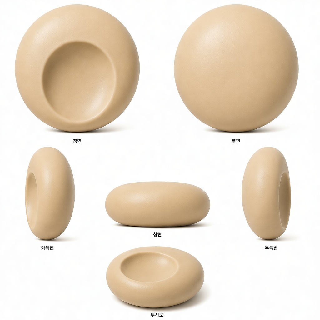 Doughnut-Shaped Cushion Model free 3D printable STL
