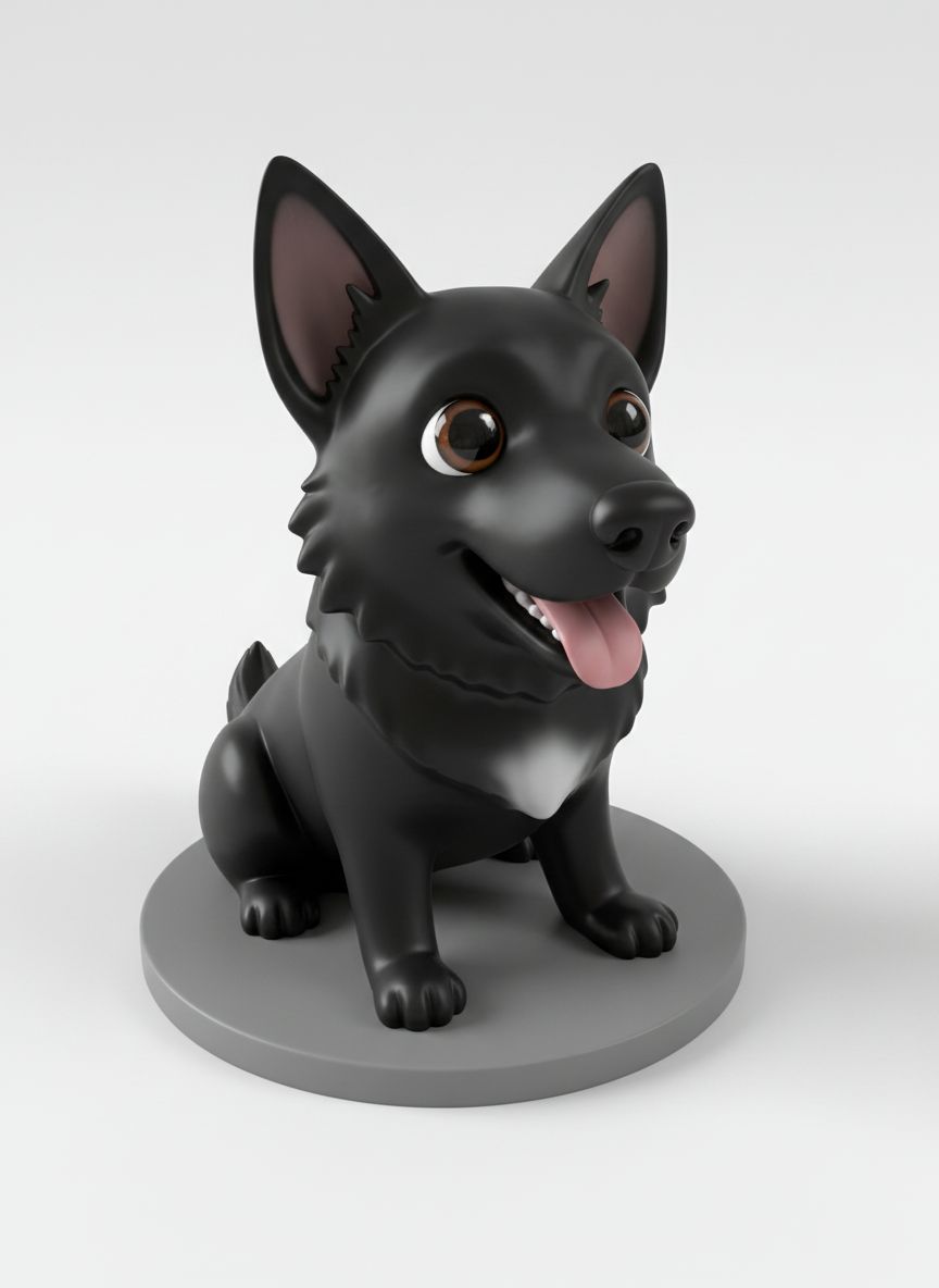 Corgi Dog Figurine free 3D printable STL