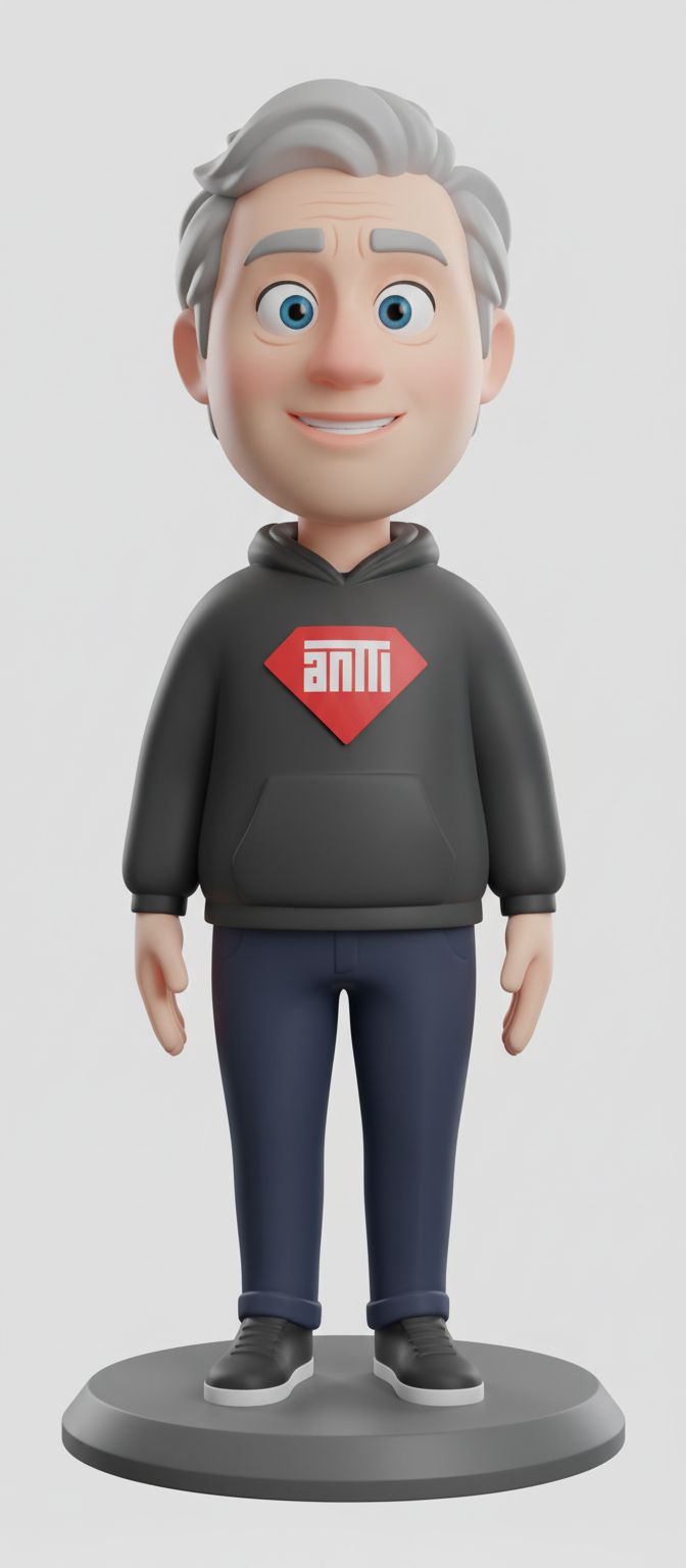 Casual Young Man Figurine free 3D printable STL