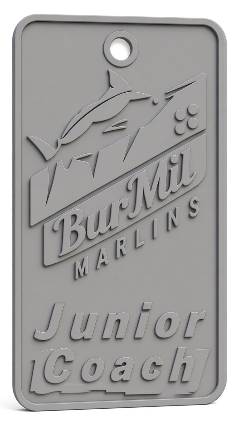 BurMil Marlins Badge free 3D printable STL