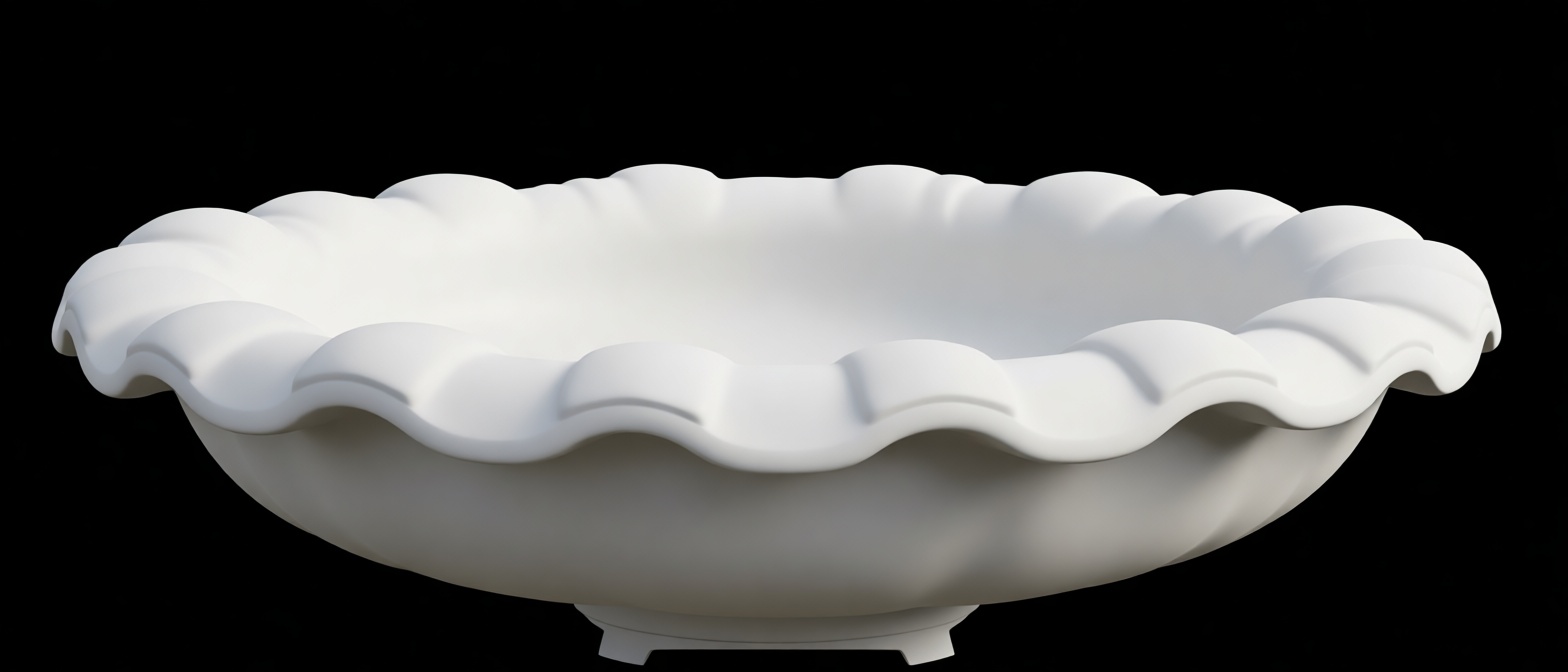 Fluted Serving Bowl free 3D printable STL
