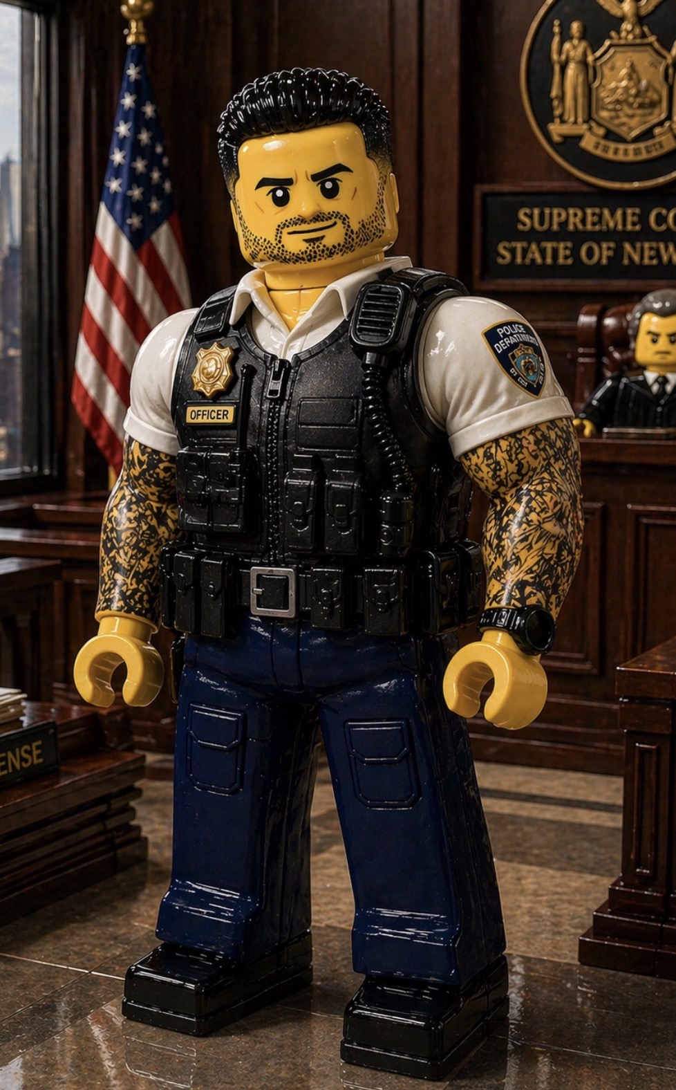 LEGO Police Officer Figurine free 3D printable STL