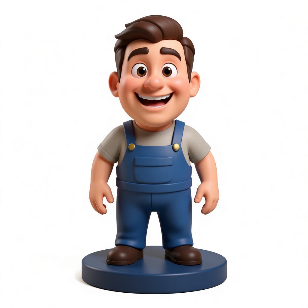 Happy Worker Figurine free 3D printable STL