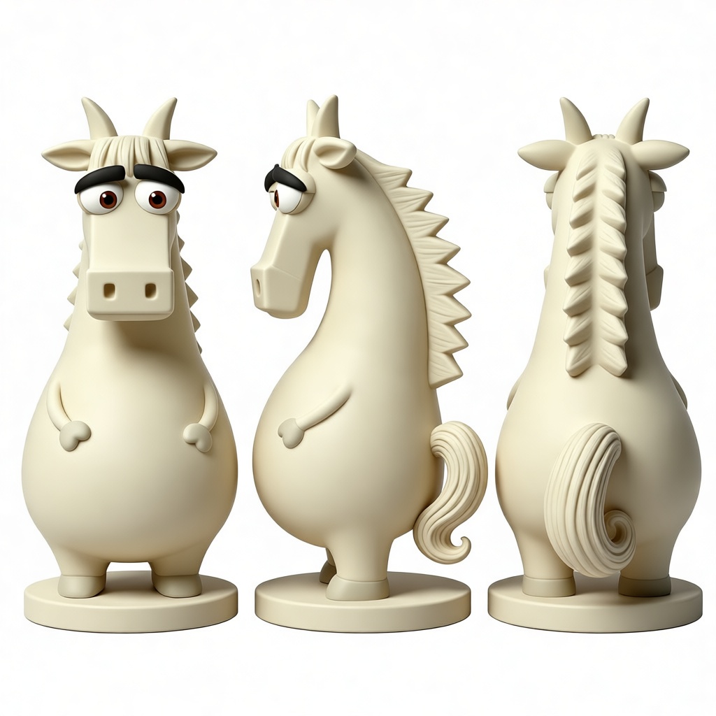 Cheerful Horse Figurine free 3D printable STL