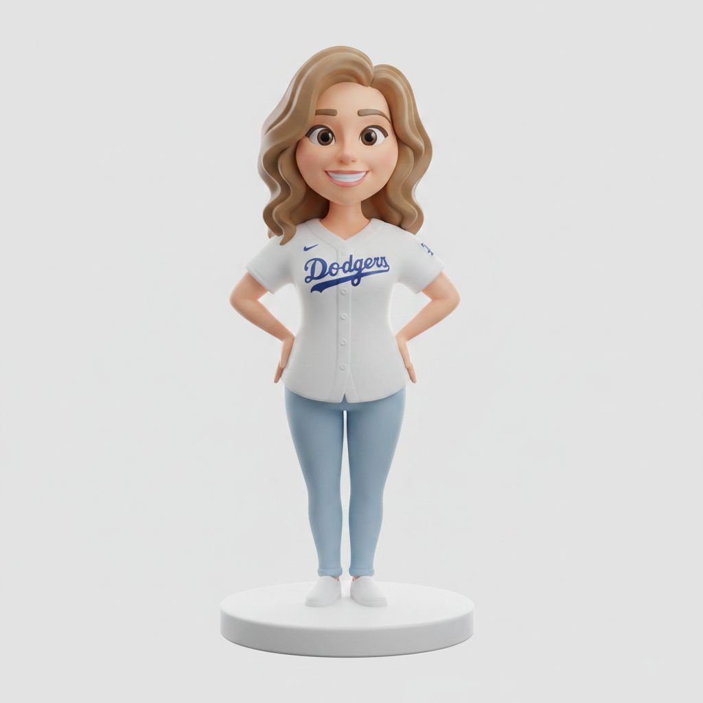Dodgers Fan Figurine free 3D printable STL