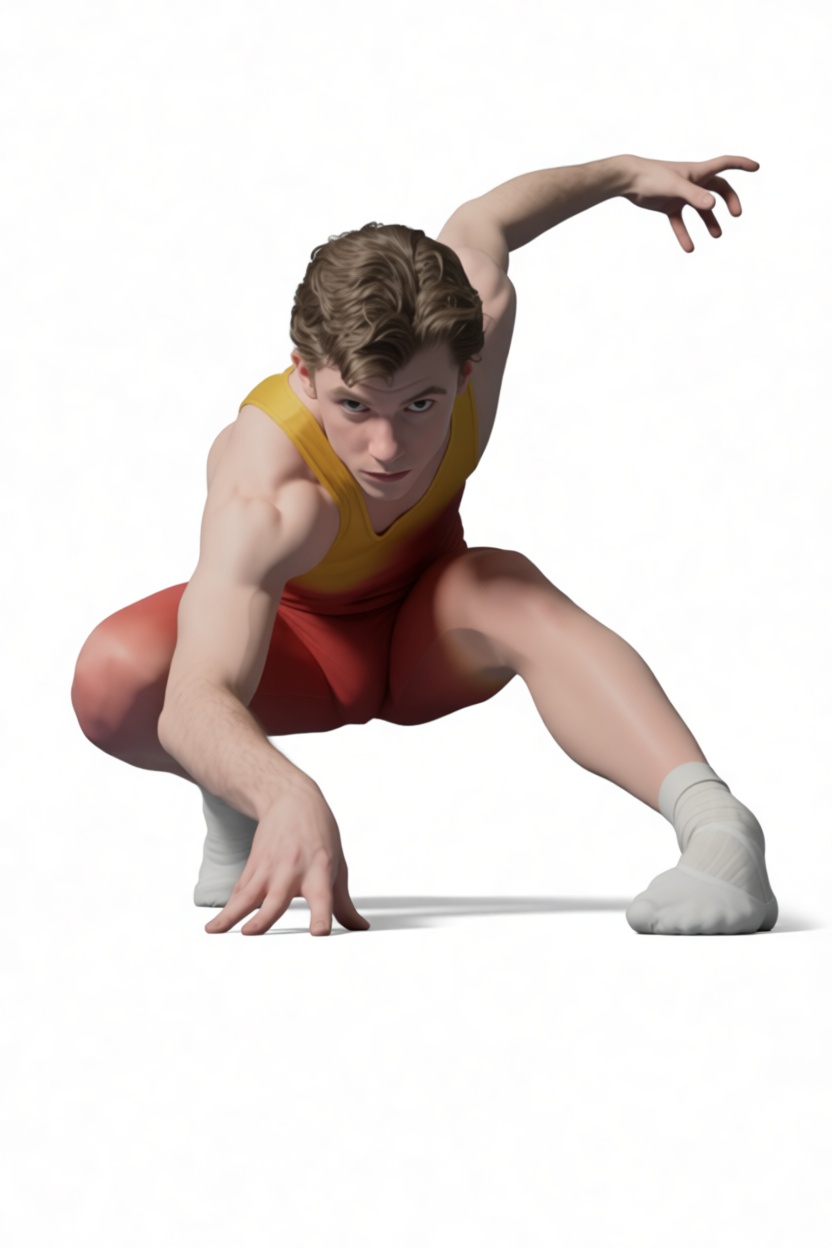 Male Gymnast Figurine free 3D printable STL